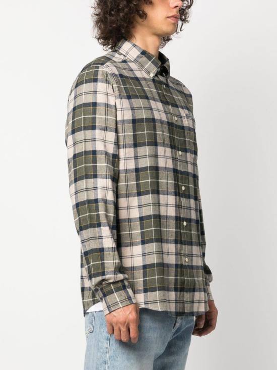 26FW 바버 긴팔 셔츠 MSH4991 TN16 BEIGE - BARBOUR