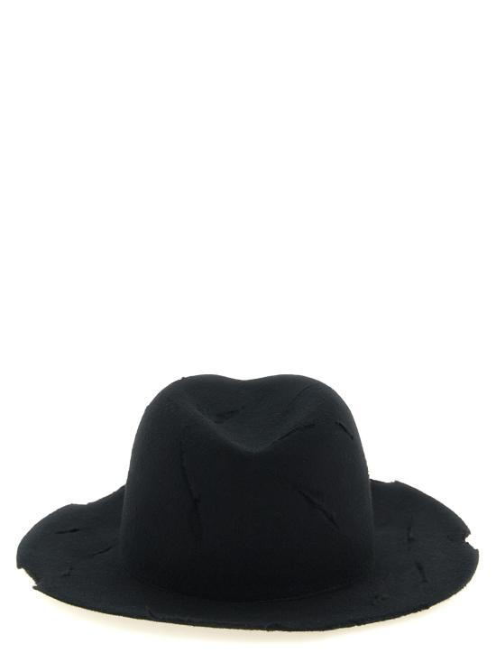 26FW 요지 야마모토 모자 HWH011603 Black - YOHJI YAMAMOTO