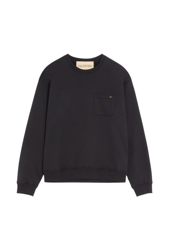 26FW 발렌티노 가라바니 긴팔 티셔츠 VMF28RBHH 0NO BLACK