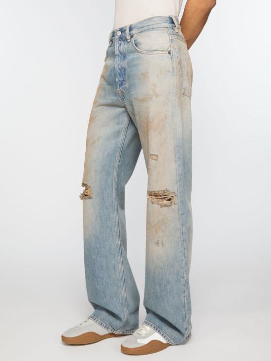 26FW 아크네 스튜디오 루즈 핏 진 2021M B00403 PENICILLIN863 NAVY - ACNE STUDIOS