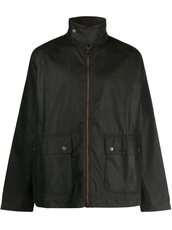 26FW 바버 비데일 쇼트 왁스 자켓 MWX2205 OL52 GREEN