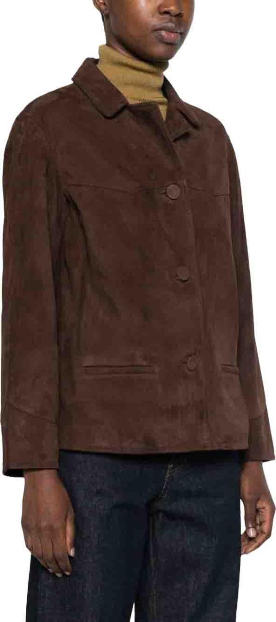 26FW 토리버치 가죽 자켓 176337204 BROWN - TORY BURCH