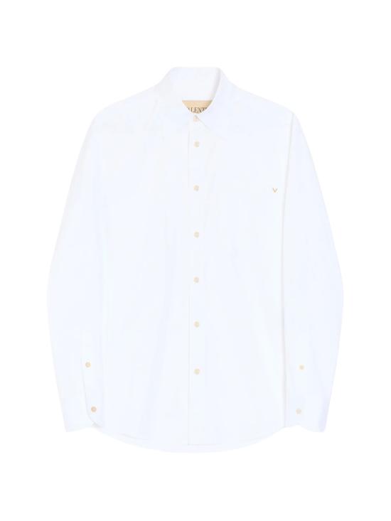 26FW 발렌티노 가라바니 긴팔 셔츠 VABB84BH1 0BO WHITE