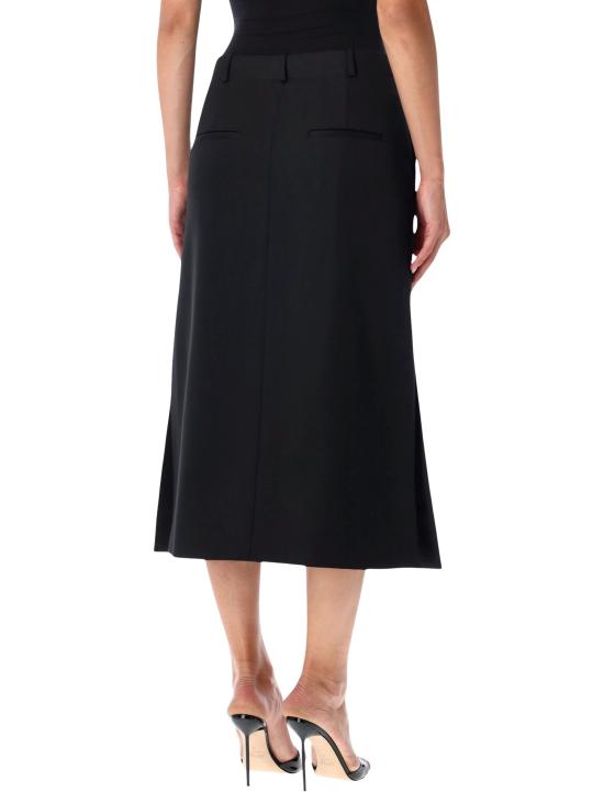 26FW 펜디 미디 스커트 FQ7767B1H8 F0QA1 NERO - FENDI