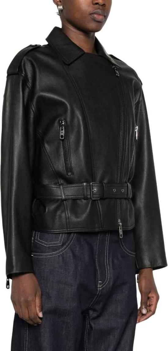 26FW 엠포리오 아르마니 가죽 자켓 EW004958AF27024UC001 BLACK - EMPORIO ARMANI
