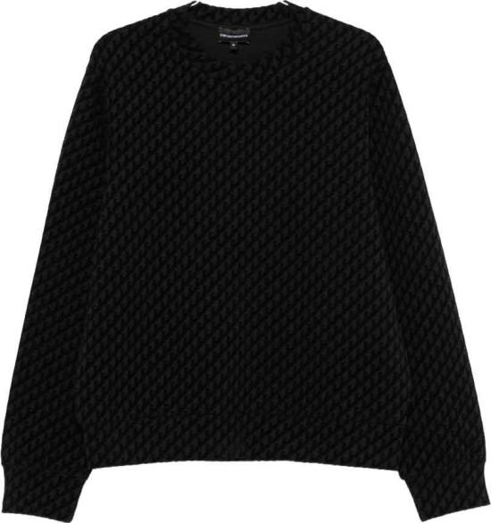 26FW 엠포리오 아르마니 스웨터 EM006874AF10013FC375 BLACK