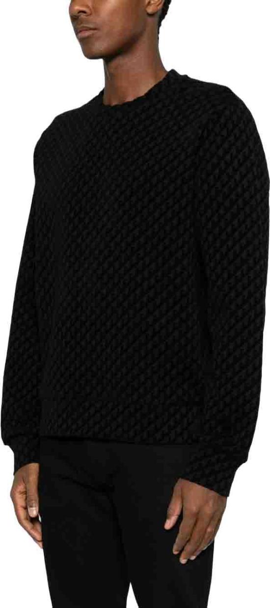 26FW 엠포리오 아르마니 스웨터 EM006874AF10013FC375 BLACK - EMPORIO ARMANI