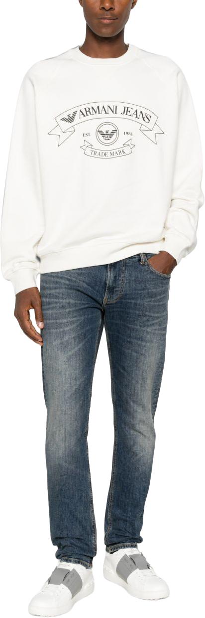 26FW 엠포리오 아르마니 스웨터 EM007527AF30255U0003 WHITE - EMPORIO ARMANI