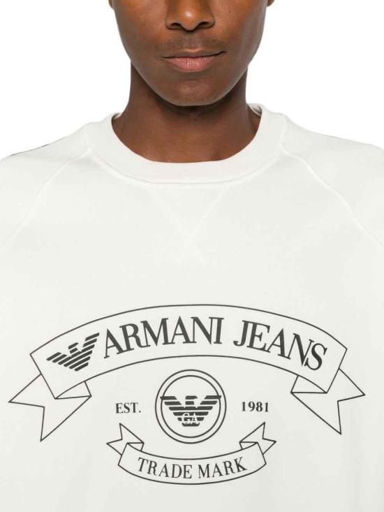 26FW 엠포리오 아르마니 스웨터 EM007527AF30255U0003 WHITE - EMPORIO ARMANI
