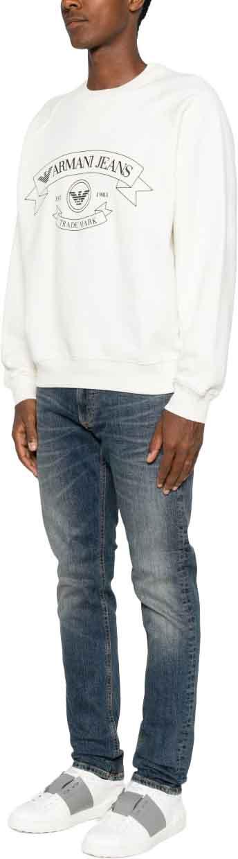 26FW 엠포리오 아르마니 스웨터 EM007527AF30255U0003 WHITE - EMPORIO ARMANI