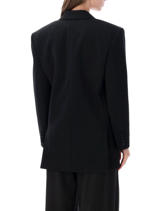 26FW 생로랑 수트 자켓 A003I9Y7E63 1000 Nero - SAINT LAURENT