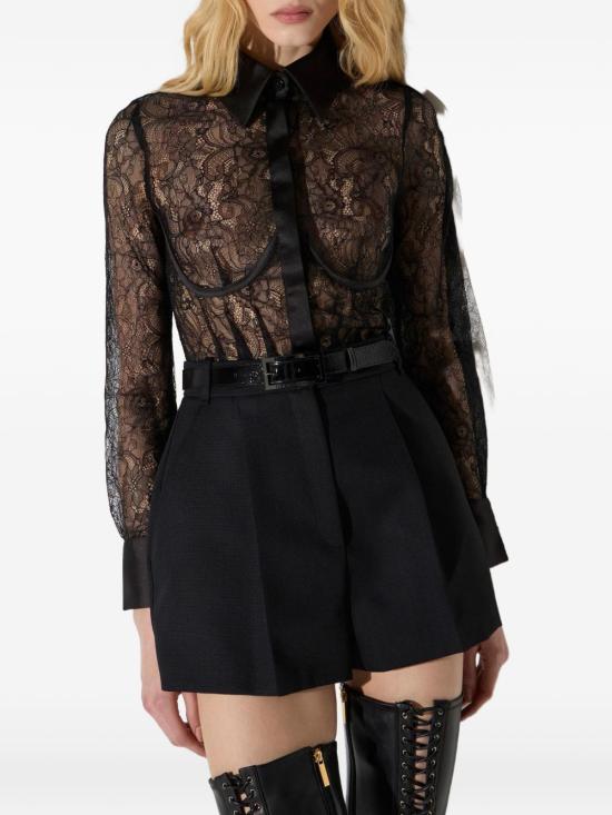 26FW 엘리자베타프랜치 블라우스 CA17966E2 110 Nero - ELISABETTA FRANCHI