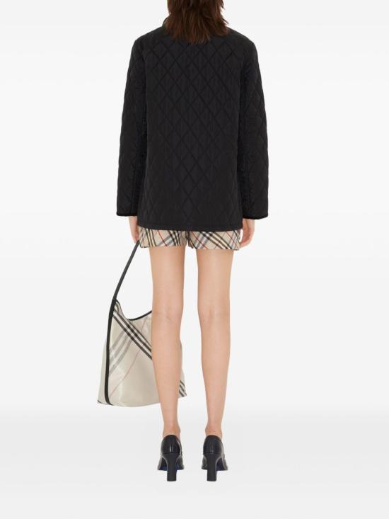 26FW 버버리 퀄티드 나일론 반 자켓 8107463 C1900 - BURBERRY