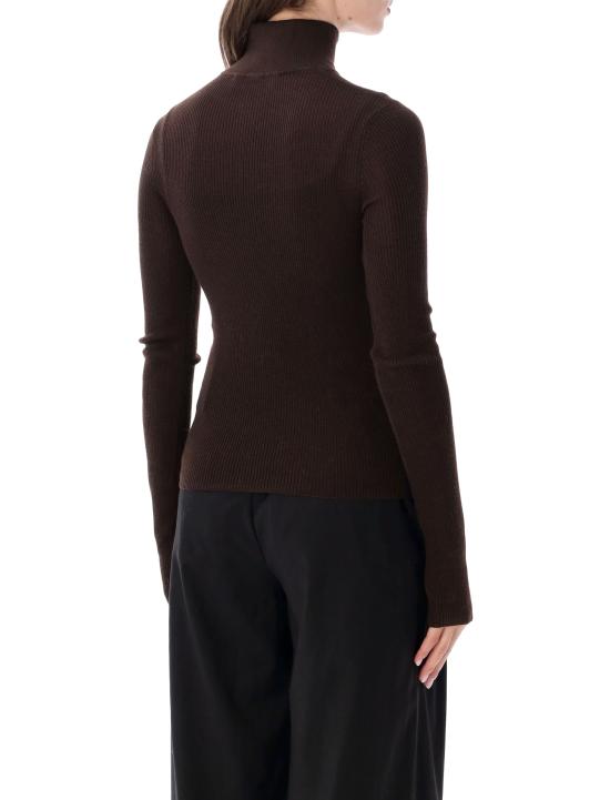 26FW 더프랭키샵 스웨터 KNFS22851200 BROWN BORD BROWN BORDEAUX - THE FRANKIE SHOP