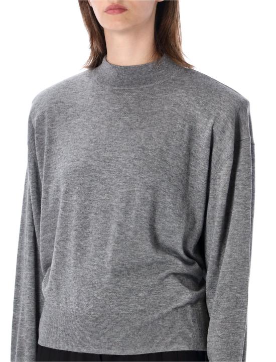 26FW 더프랭키샵 스웨터 KNFS22791107 LIGHT GREY Grigio - THE FRANKIE SHOP