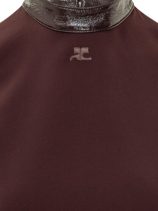 26FW 쿠레쥬 숏 원피스 326CRO920PL01594090 MAROON - COURREGES