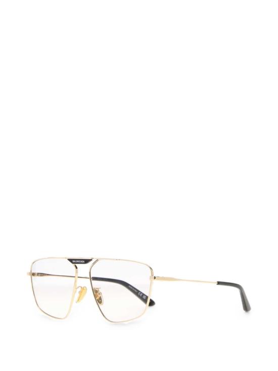 26FW 발렌시아가 선글라스 703445 T00051484 Gold clear - BALENCIAGA