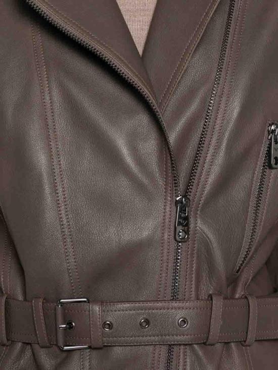 26FW 엠포리오 아르마니 가죽 자켓 EW004958AF27024U6200 BROWN - EMPORIO ARMANI