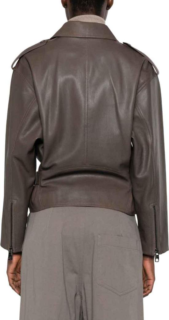 26FW 엠포리오 아르마니 가죽 자켓 EW004958AF27024U6200 BROWN - EMPORIO ARMANI