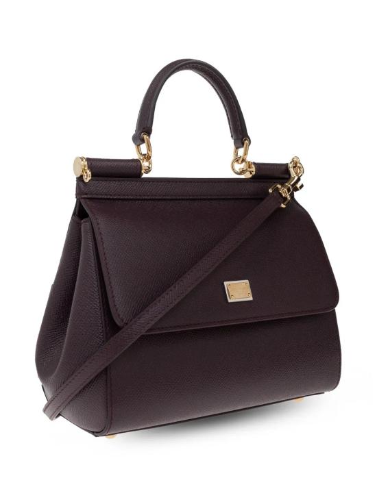 26FW 돌체앤가바나 미디움 시실리 핸드백 BB6003 B10018M073 Bordeaux - DOLCE & GABBANA