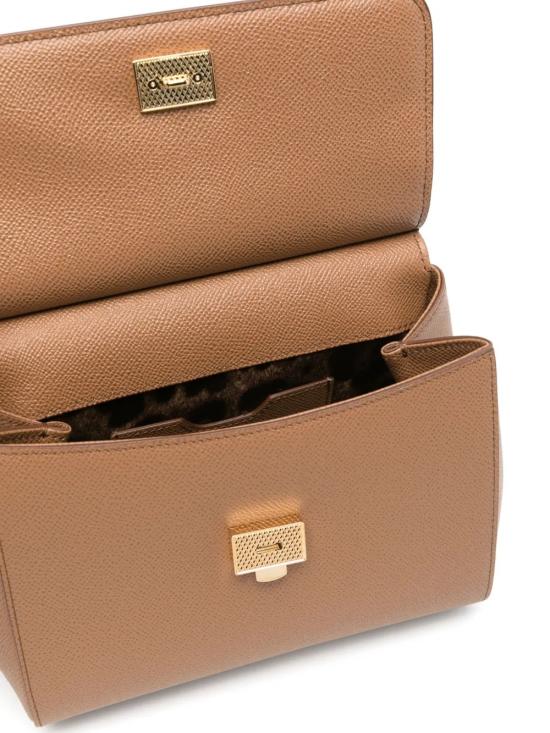 26FW 돌체앤가바나 미디움 시실리 핸드백 BB6003 B10018M417 Brown - DOLCE & GABBANA