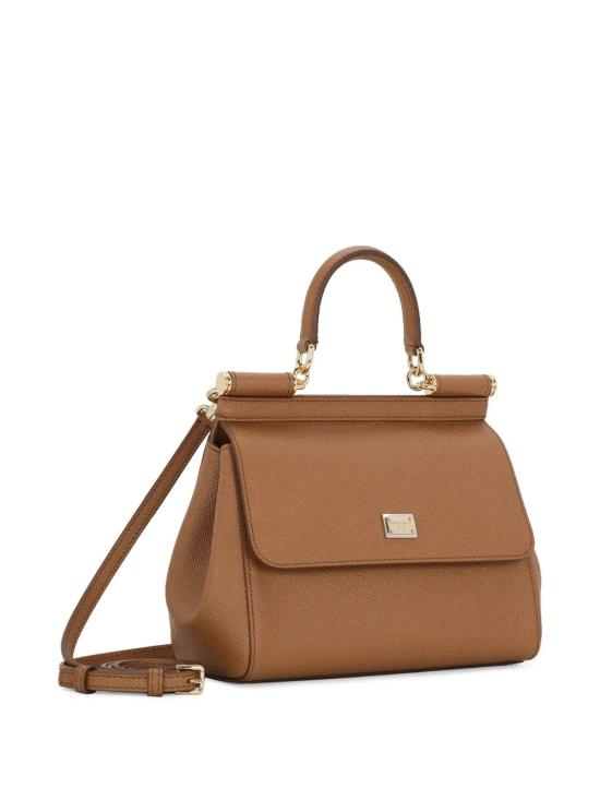 26FW 돌체앤가바나 미디움 시실리 핸드백 BB6003 B10018M417 Brown - DOLCE & GABBANA
