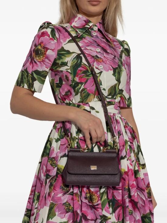 26FW 돌체앤가바나 SICILY 시실리 스몰 핸드백 BB7116 B10018M073 Bordeaux - DOLCE & GABBANA