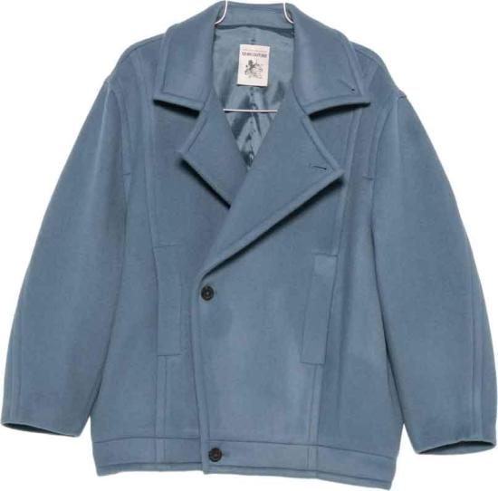 26FW 세미쿠튀르 트렌치 코트 Y6WV56L750 BLUE