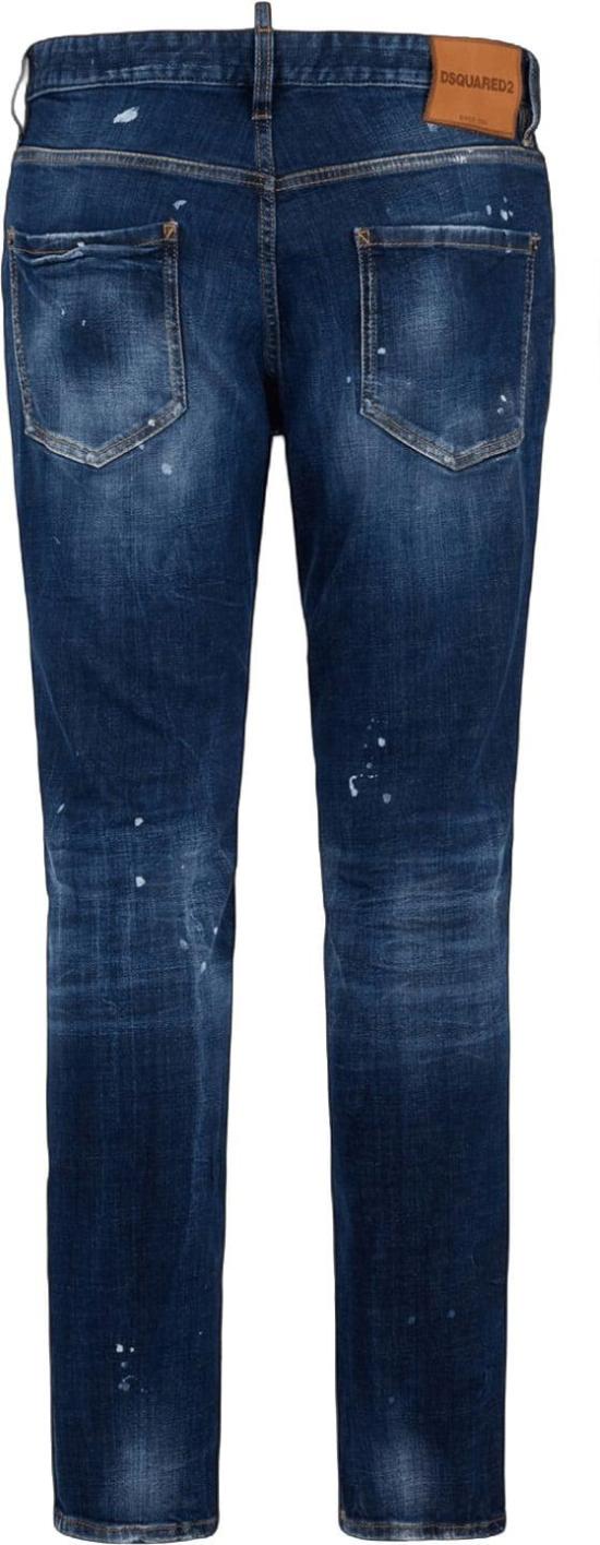 26FW 디스퀘어드2 데님 팬츠 DSQUARED2S74LB1896S30664470TEDDYJEANSSLIMJEANSDARKBLUE - DSQUARED2