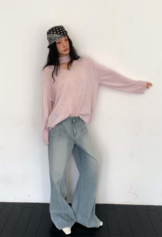  더 엔케이씨 스토어 데님 팬츠 NKC 스토어 할로 진 - THE NKC STORE