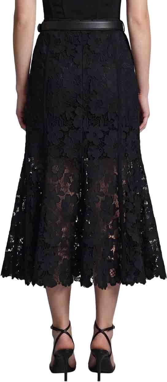 26FW 셀프 포트레이트 롱 스커트 AW26049MSKBBLACK - SELF PORTRAIT