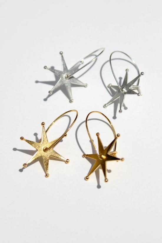  Robin Quigley 이어링 로빈 퀴글리 스피닝 스퍼 귀걸이 18k 금도금 - OTHER BRANDS