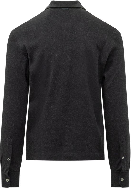 26FW 에르메네질도제냐 폴로 티셔츠 UI394A4I739B09 DONKERGREY - ERMENEGILDO ZEGNA