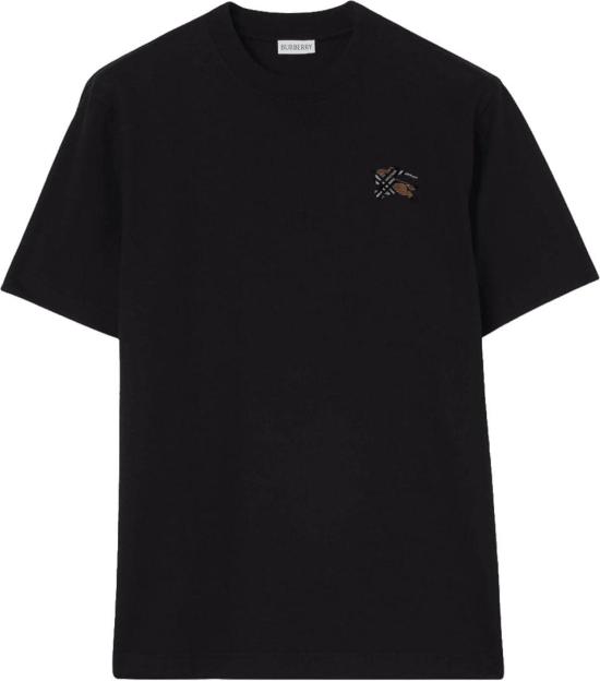 26FW 버버리 탑 BURBERRY8127949A1190SETHEKDTSHIRTSHORTSLEEVETSHIRTSBLACK