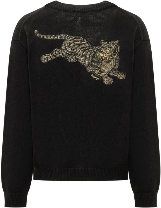 26FW 겐조 스웨터 FG65CA8213FN99J BLACK - KENZO
