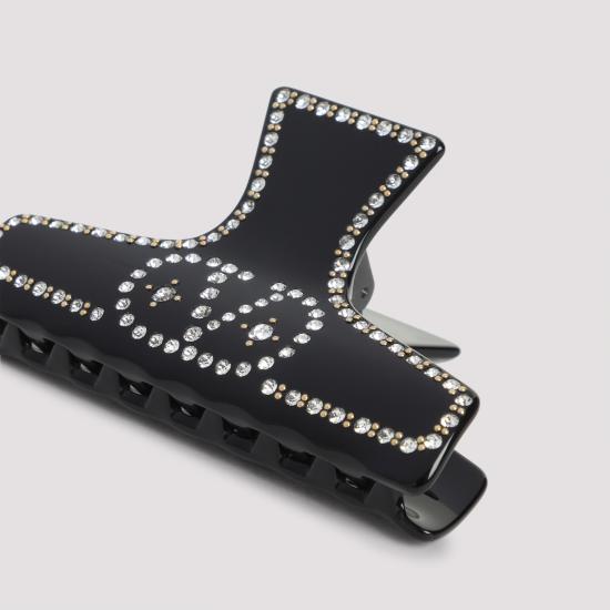 26SS 발렌티노 가라바니 헤어 액세서리 6W2J0X62LGU RFY NERO ORO CRYSTAL - VALENTINO GARAVANI