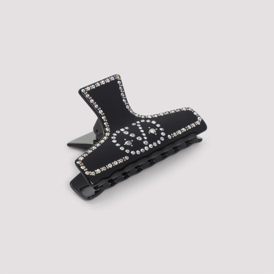 26SS 발렌티노 가라바니 헤어 액세서리 6W2J0X62LGU RFY NERO ORO CRYSTAL - VALENTINO GARAVANI