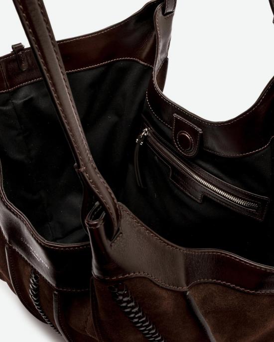 26FW 지아니 끼아리니 숄더백 3224058 BROWN - GIANNI CHIARINI