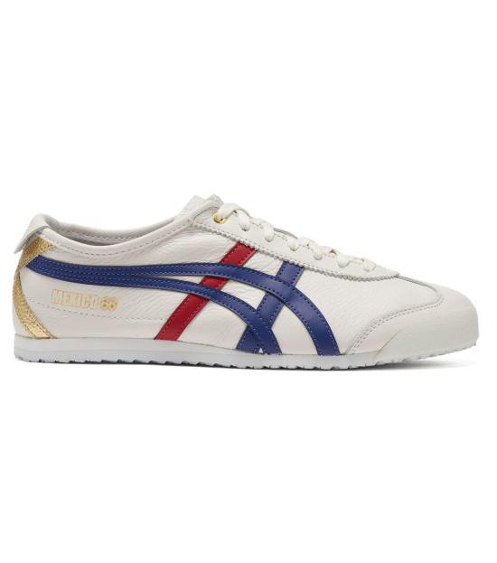  오니츠카타이거 스니커즈 1183C692 100 WHITE DARK BLUE DOM