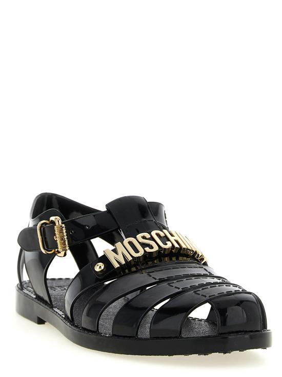 26FW 모스키노 샌들 MB16501G0PG20000 Black - MOSCHINO