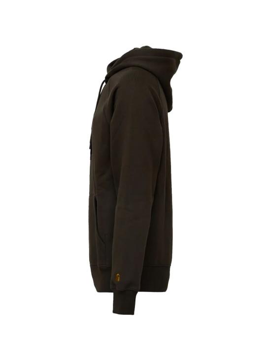 26FW 칼하트 WIP 체이스 후드 티셔츠 I033661 3X9XX SHUNGITE GOLD - CARHARTT WIP