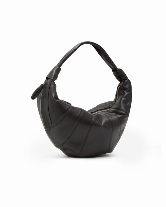26FW 르메르 소프트 나파 레더 포춘 크루아상 백 BG0071 LL095 490 DARK CHOCOLATE DOM - LEMAIRE