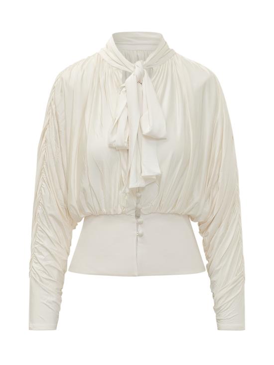 26FW 셀프 포트레이트 반팔 티셔츠 AW26009TBC CREAM