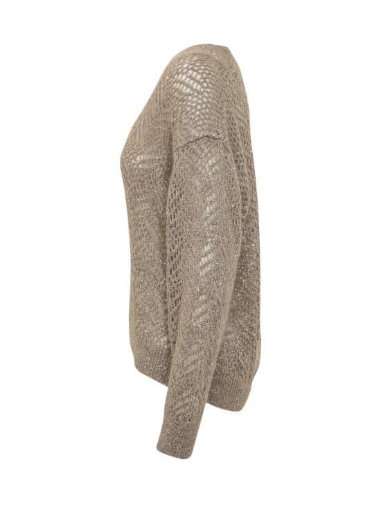 26FW 브루넬로 쿠치넬리 스웨터 MRG562502 CMV48 BROWN CALDO SCURO - BRUNELLO CUCINELLI