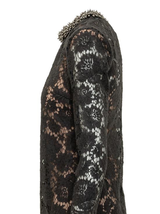 26FW 셀프 포트레이트 숏 원피스 AW26045SB BLACK - SELF PORTRAIT