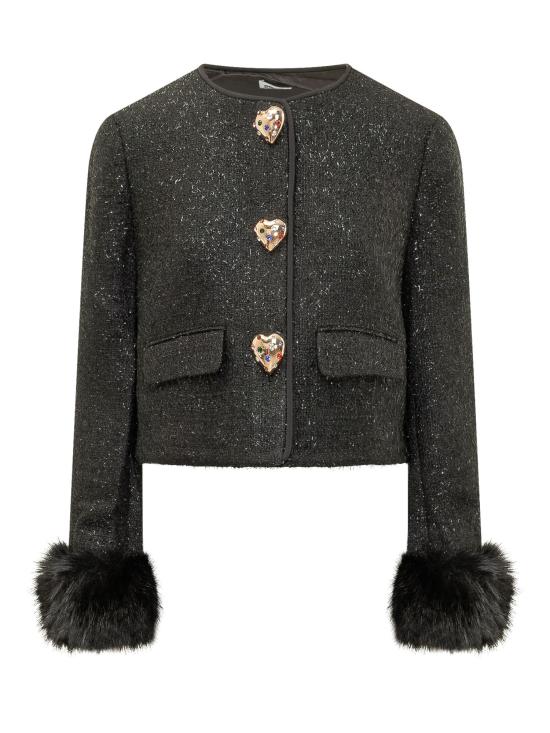 26FW 셀프 포트레이트 수트 자켓 AW26131JB BLACK