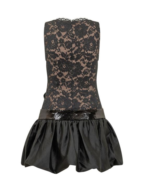 26FW 셀프 포트레이트 숏 원피스 AW26013SB BLACK - SELF PORTRAIT