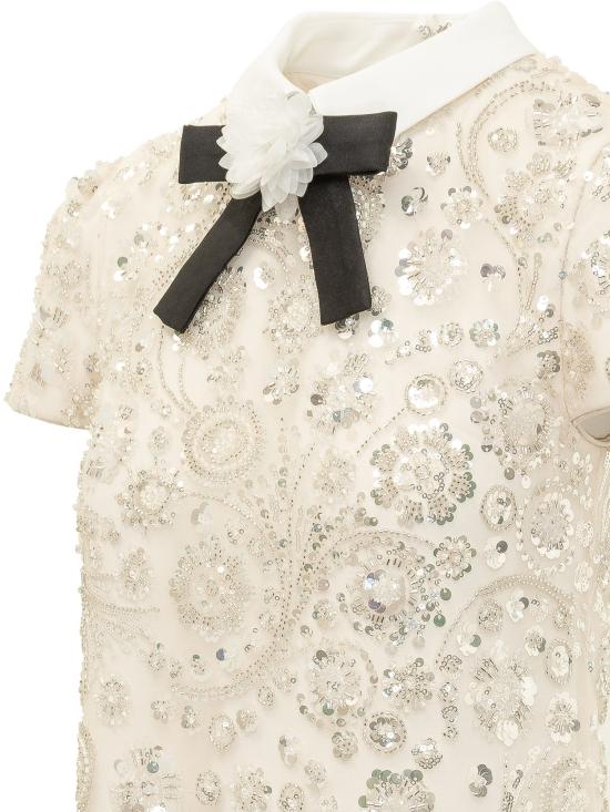 26FW 셀프 포트레이트 숏 원피스 AW26019SC CREAM - SELF PORTRAIT