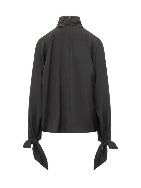 26FW 엠포리오 아르마니 블라우스 EW002879AF12696 UC001 NERO - EMPORIO ARMANI