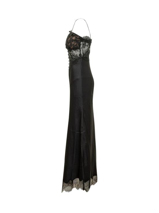 26FW 셀프 포트레이트 롱 원피스 AW26023MAB BLACK - SELF PORTRAIT
